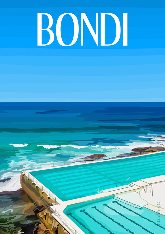 Bondi Rock Pool Print